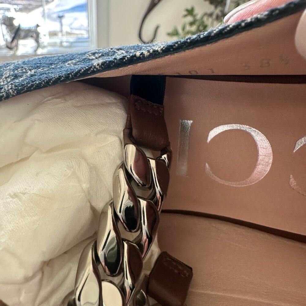 New Denim Monogramed Gucci Flats - Picture 12 of 16